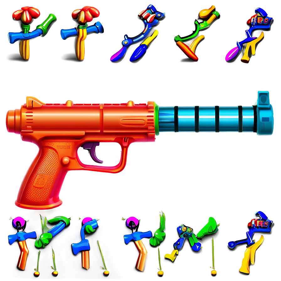 Water Pistol Toy Gun Png Dks35