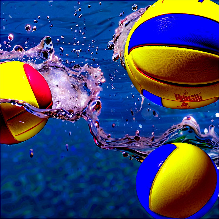 Water Polo Ball In Water Png 06132024