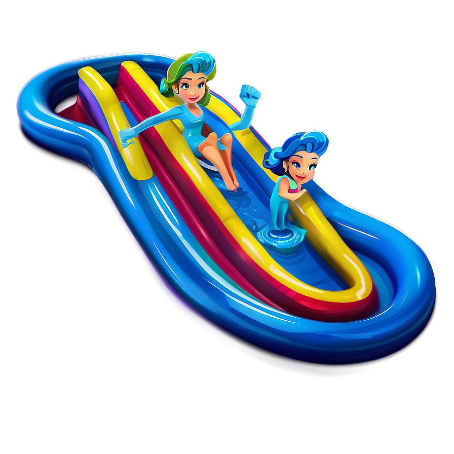 Water Slide Action Png 16