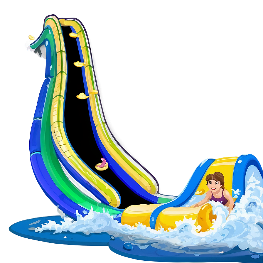 Water Slide Fun Png Vim