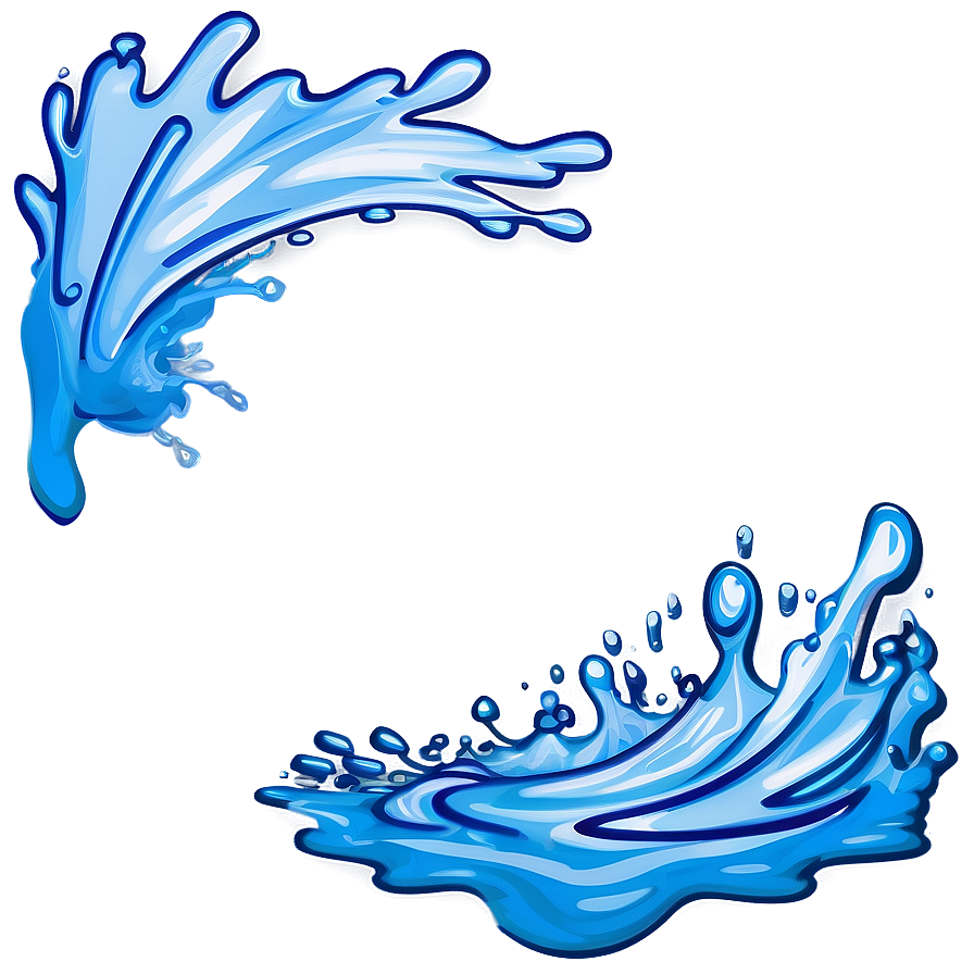 Water Splash Border Png 05042024