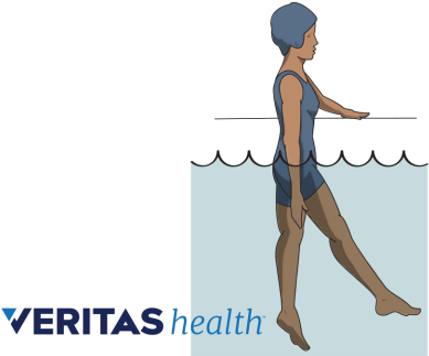 Water Walking Exercise Illustration