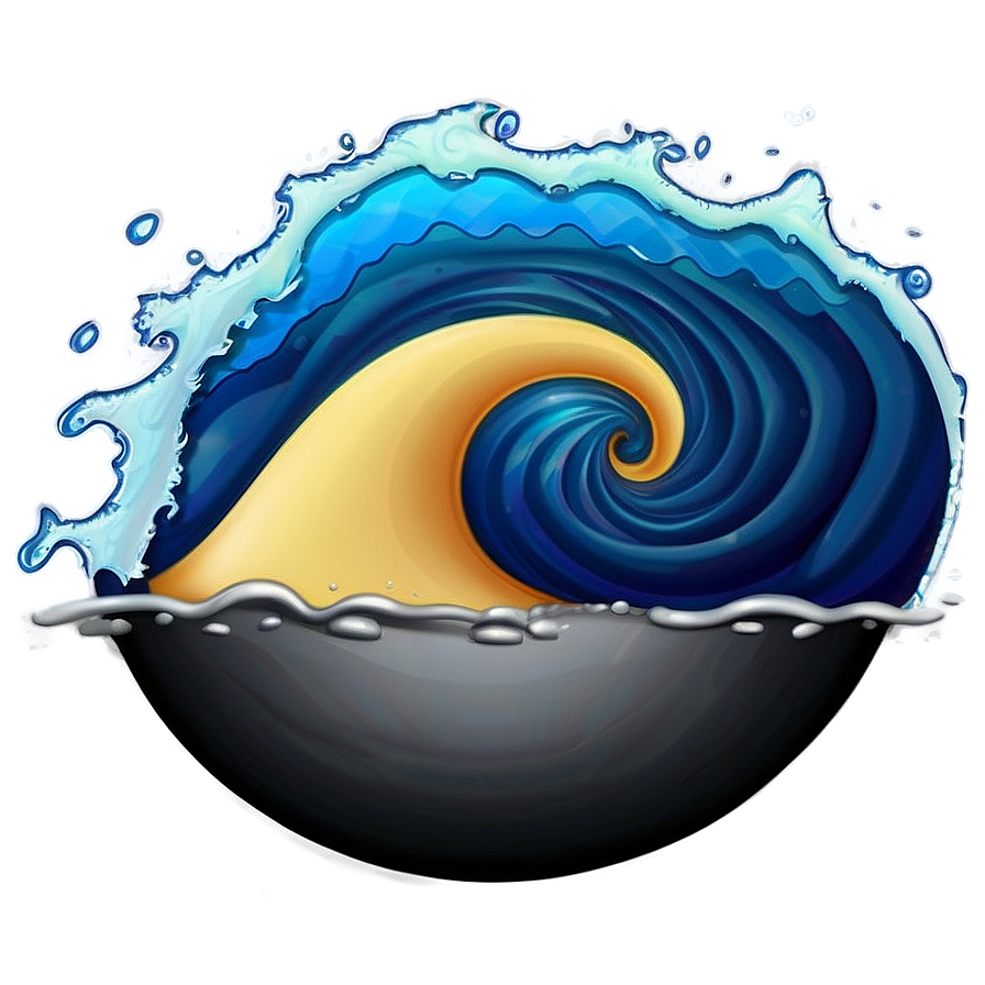 Water Wave Emoji Png 06212024