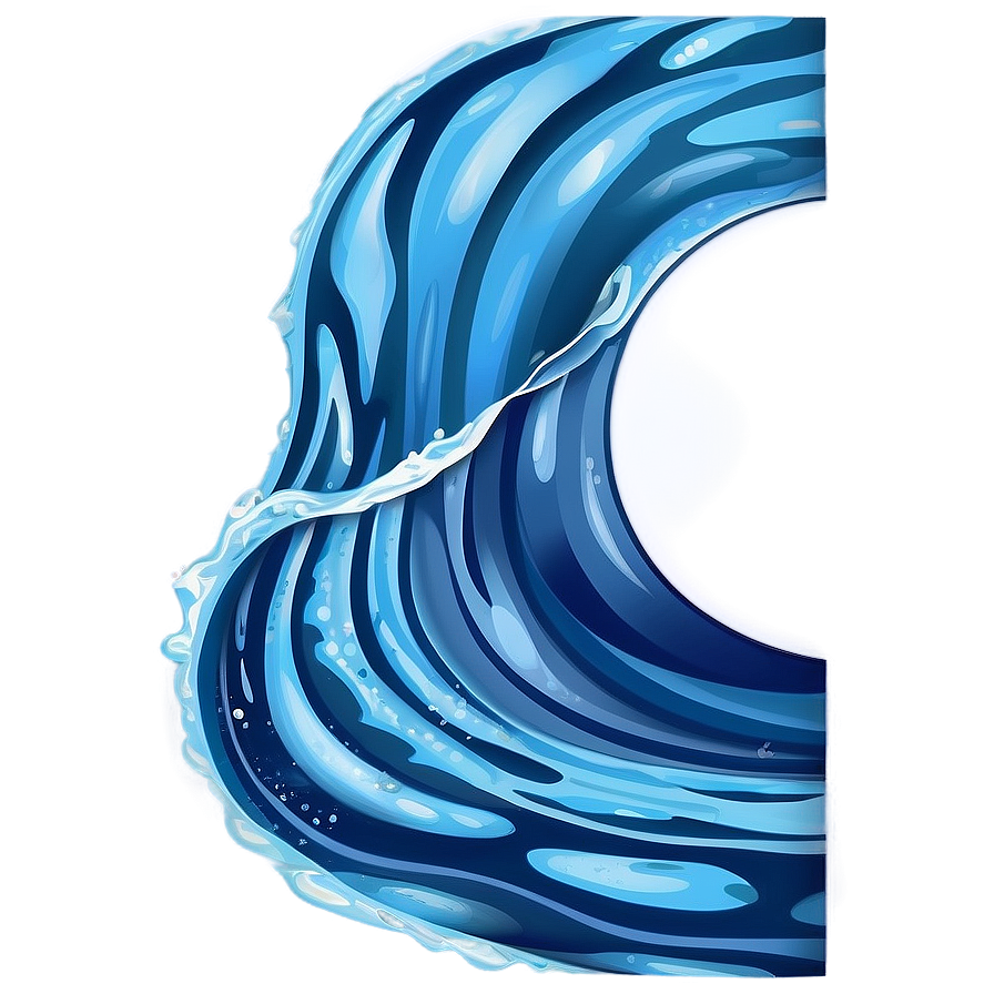 Water Wave Illustration Png Mnb80