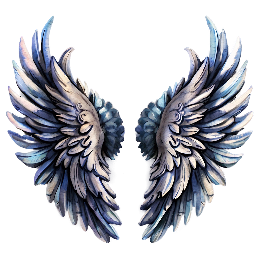 Watercolor Angel Wings Decoration Png Xjr