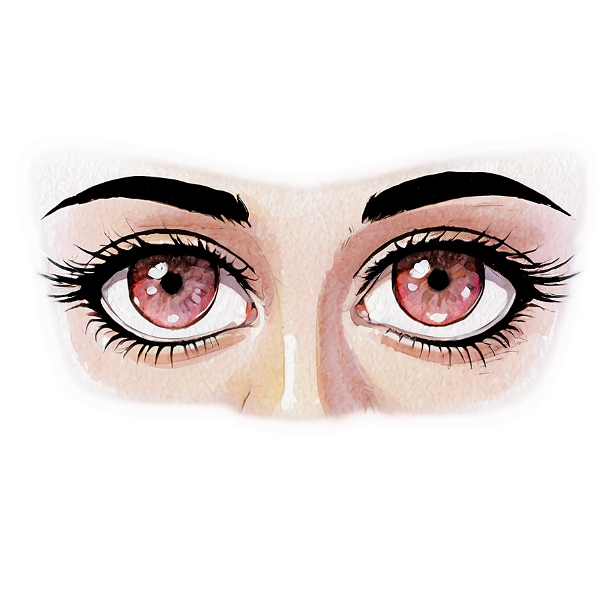 Watercolor Anime Eyes Png Gjk