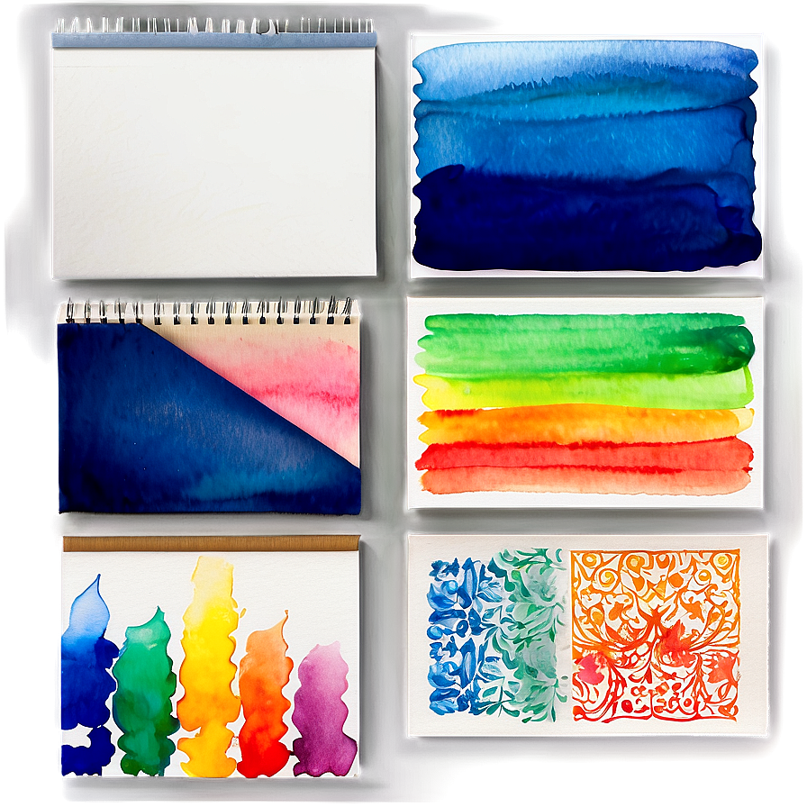 Watercolor Art Papers Png 06122024