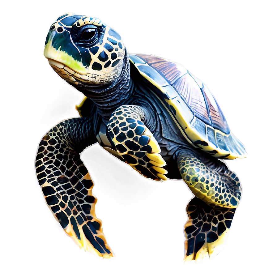 Watercolor Baby Turtle Png 06252024