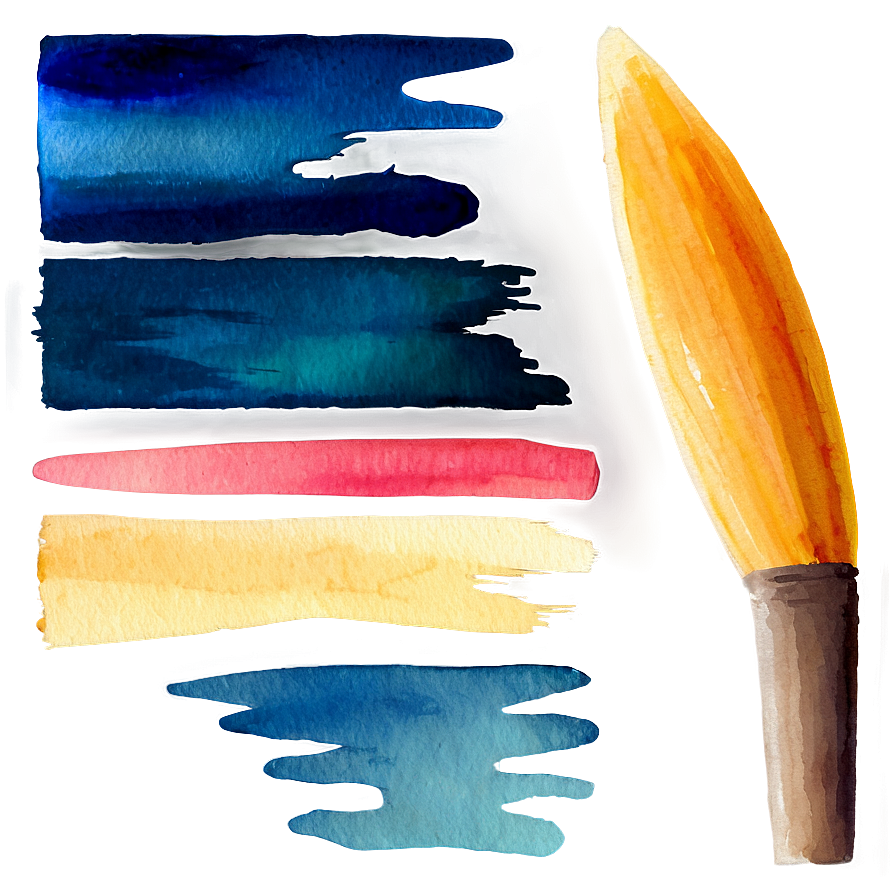 Watercolor Brushstroke Splash Png 06292024