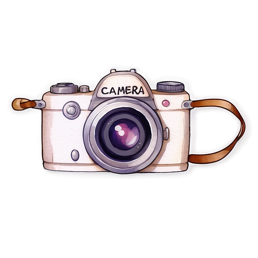 Watercolor Camera Logo Png Qwk