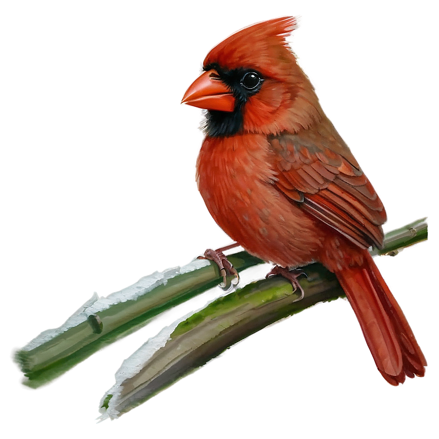 Watercolor Cardinal Painting Png 57