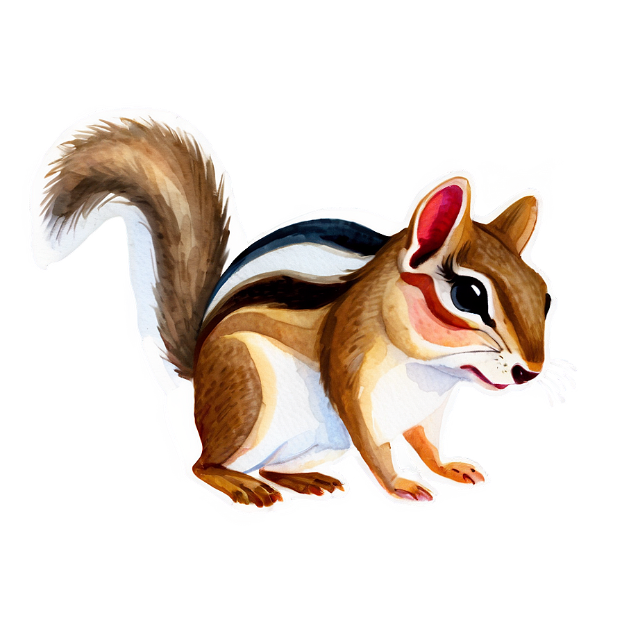 Watercolor Chipmunk Png Yjo38