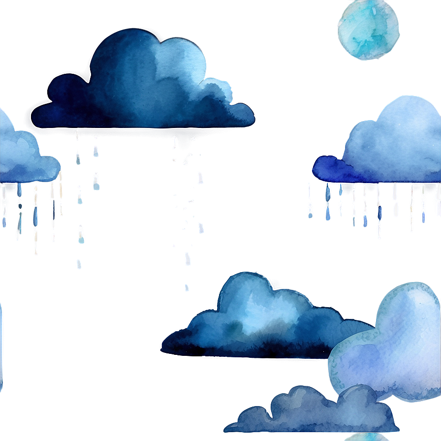 Watercolor Clouds Png Nxr