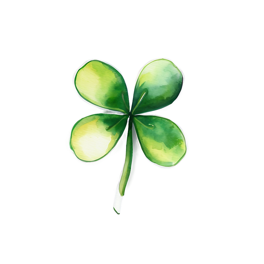 Watercolor Clover Png 06122024