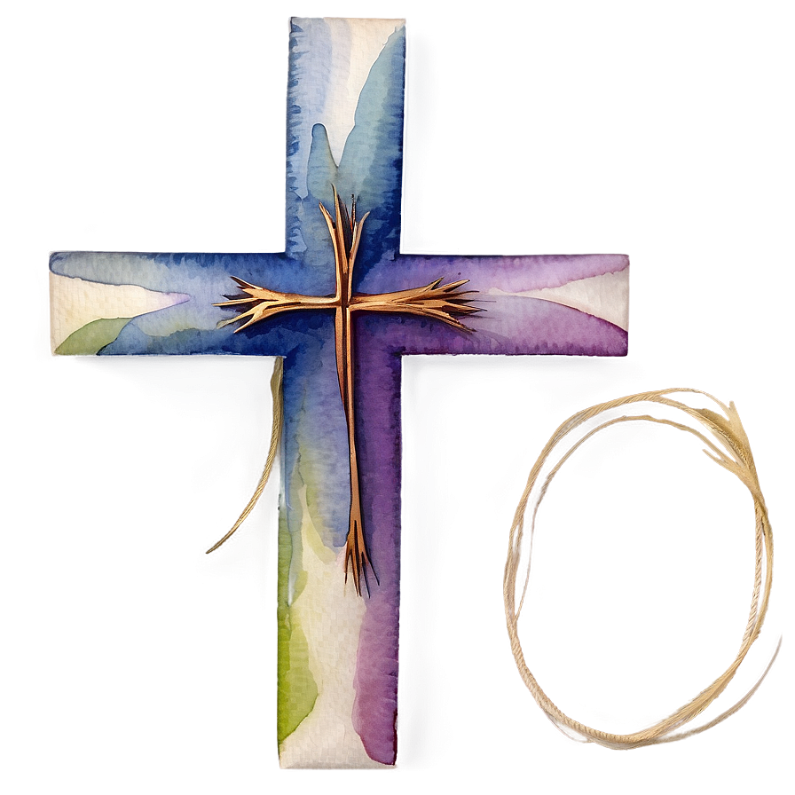 Watercolor Cross Png Dis