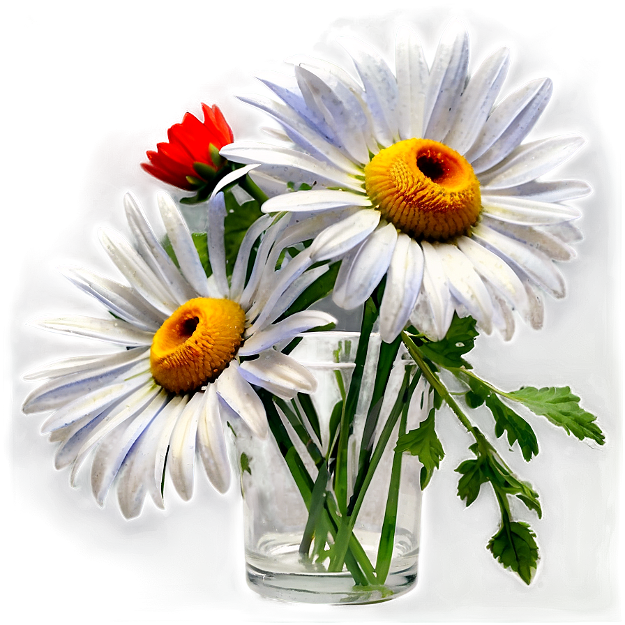 Watercolor Daisies Arrangement Png Utw