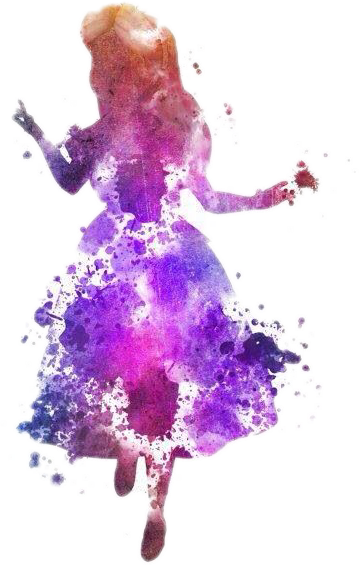 Watercolor Dancing Girl Sticker