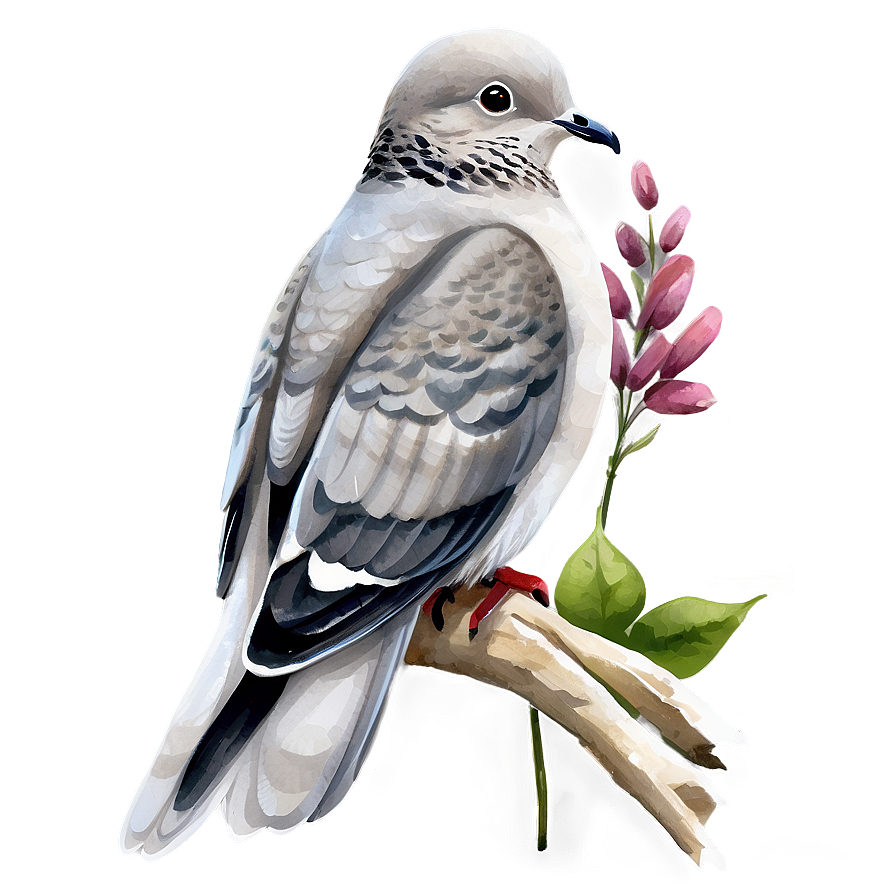 Watercolor Dove Png Lub