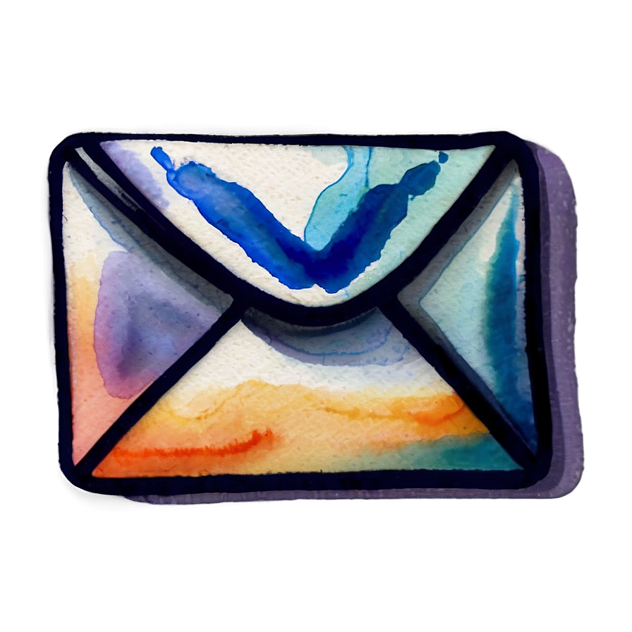 Watercolor Email Icon Png Lkh