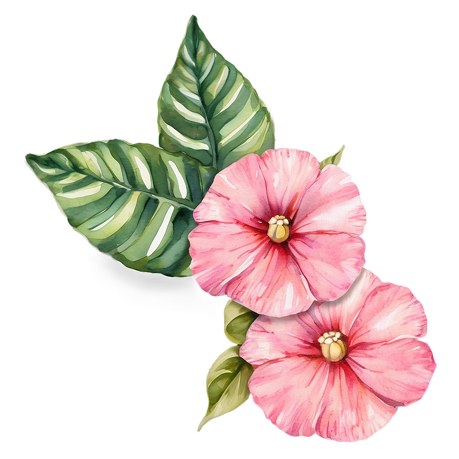 Watercolor Floral Beauty Png Ejx95