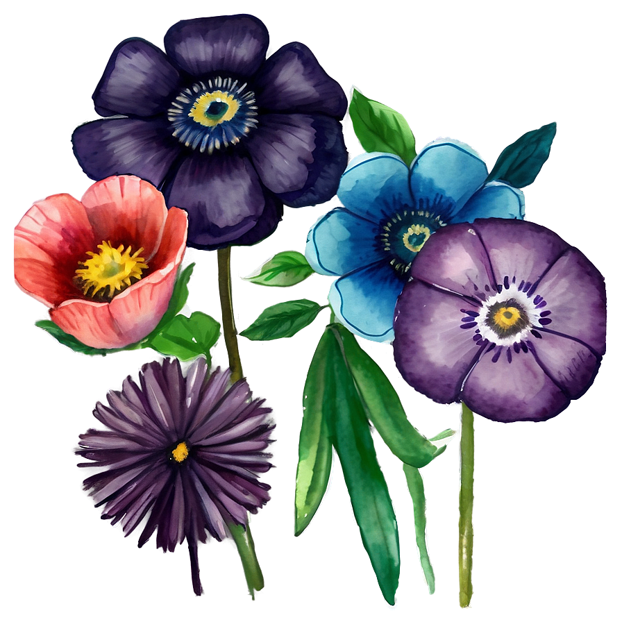 Watercolor Flower Arrangements Png Ixl62