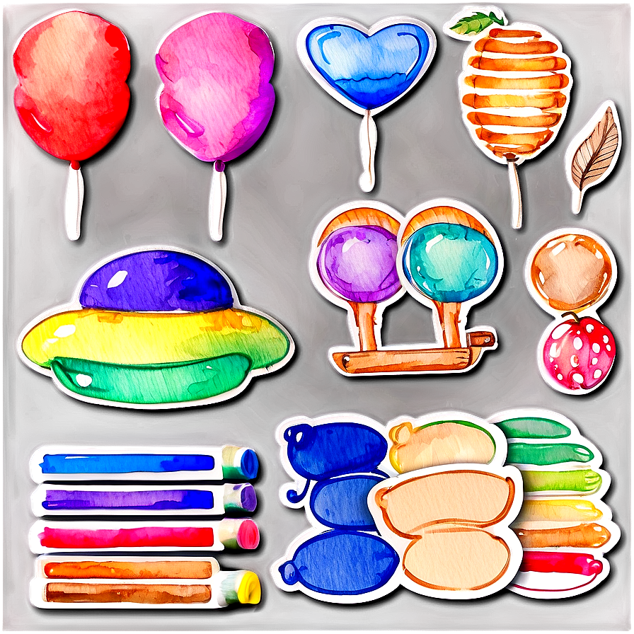 Watercolor Goodnotes Stickers Png Kvl