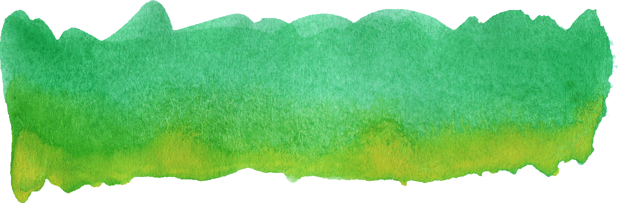 Watercolor Green Yellow Banner Texture