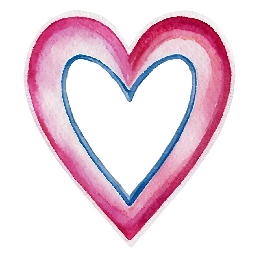 Watercolor Heart Transparent Png 83