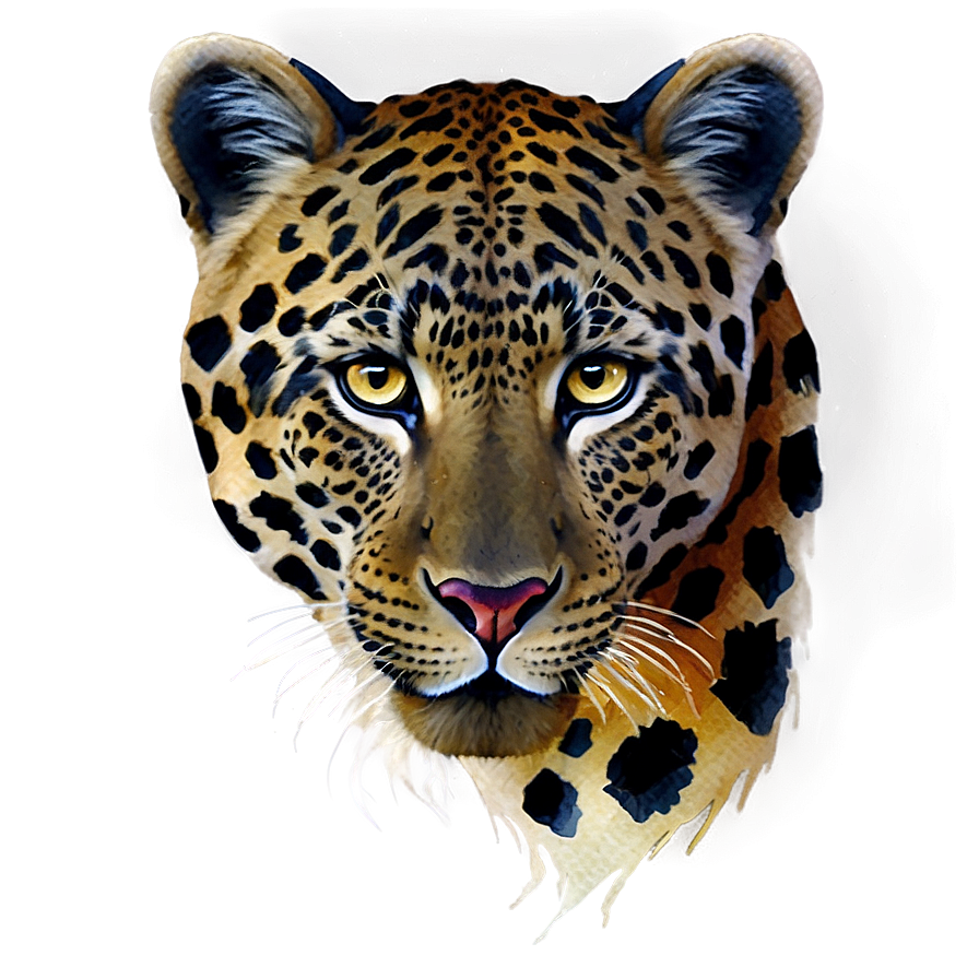 Watercolor Leopard Print Png 98