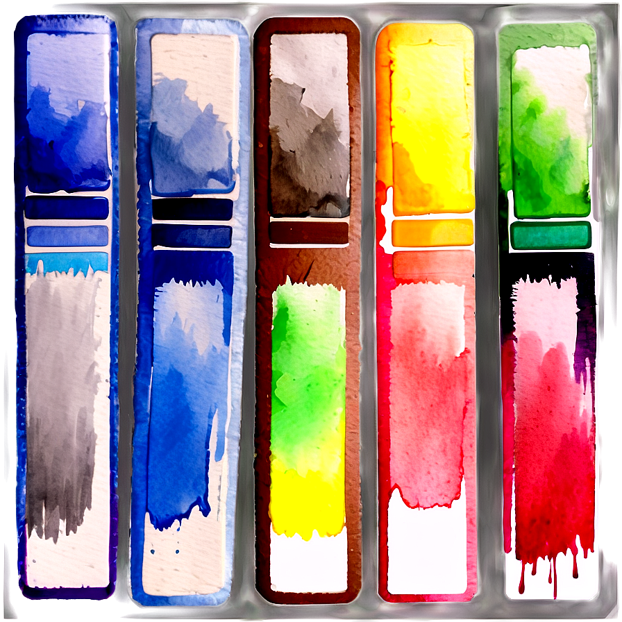 Watercolor Paint Swatch Png 72