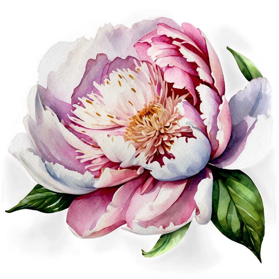 Watercolor Peonies Graphic Png 25