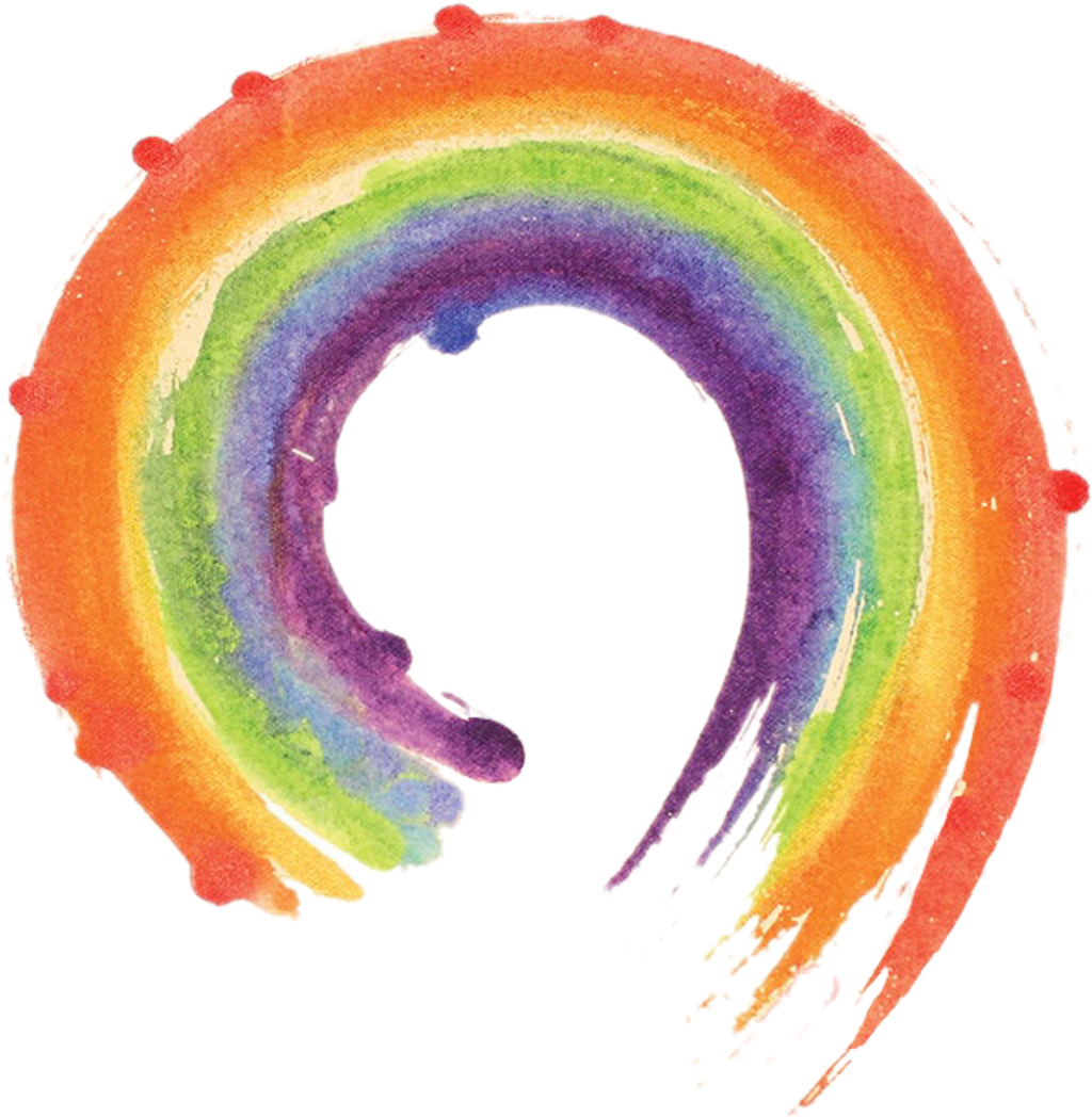 Watercolor Rainbow Splash