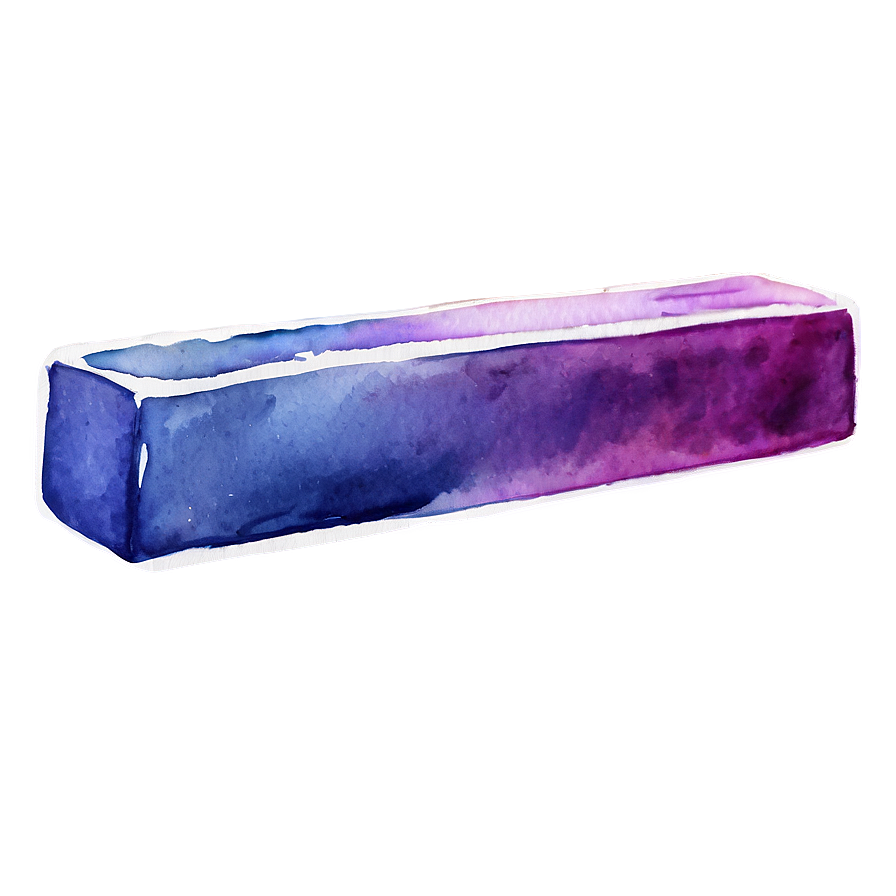 Watercolor Rectangular Prism Png Apm7