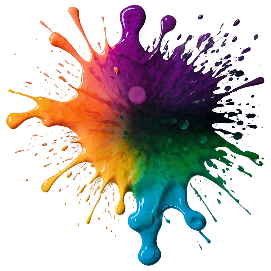 Watercolor Splat Png Iac