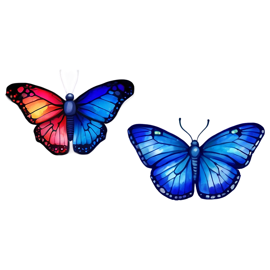 Watercolor Wings Png Udv98