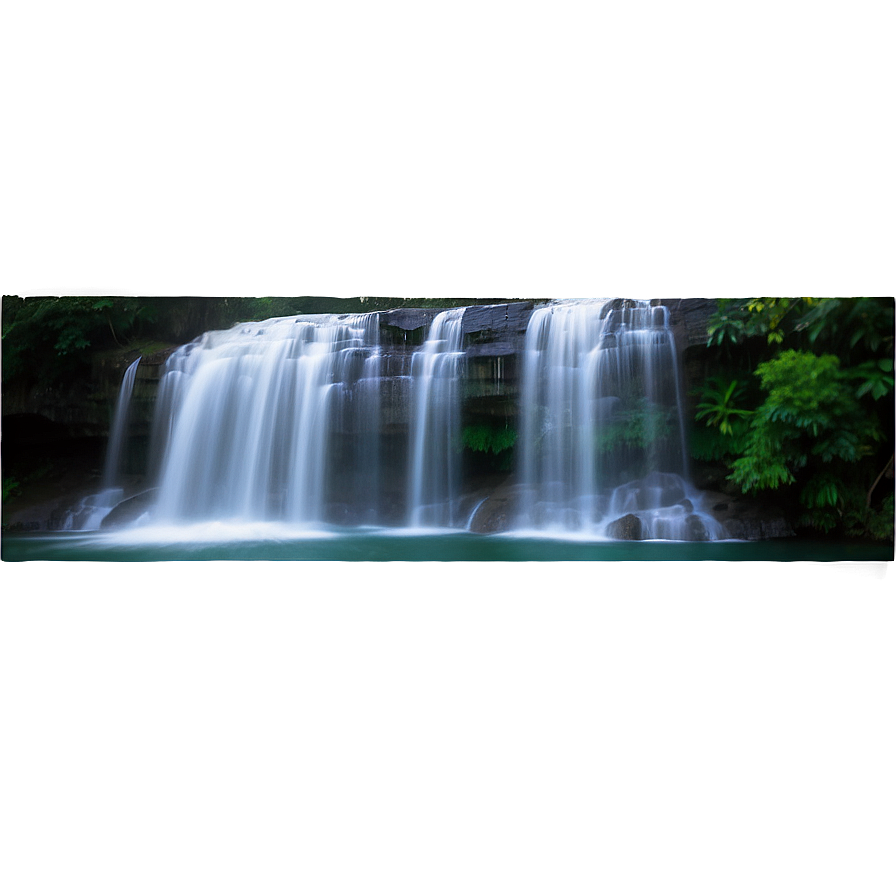 Waterfall Under Moonlight Png 17