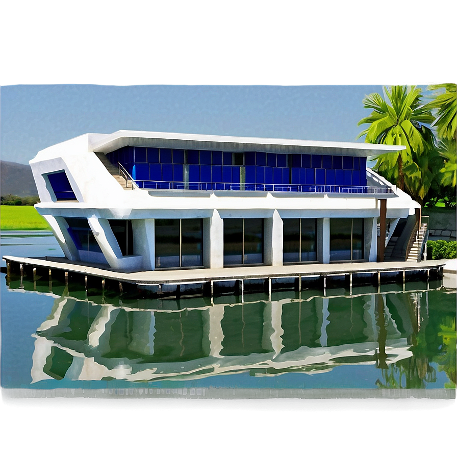 Waterfront Marina Building Png 05232024