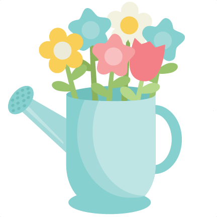 Watering Can Bouquet Graphic