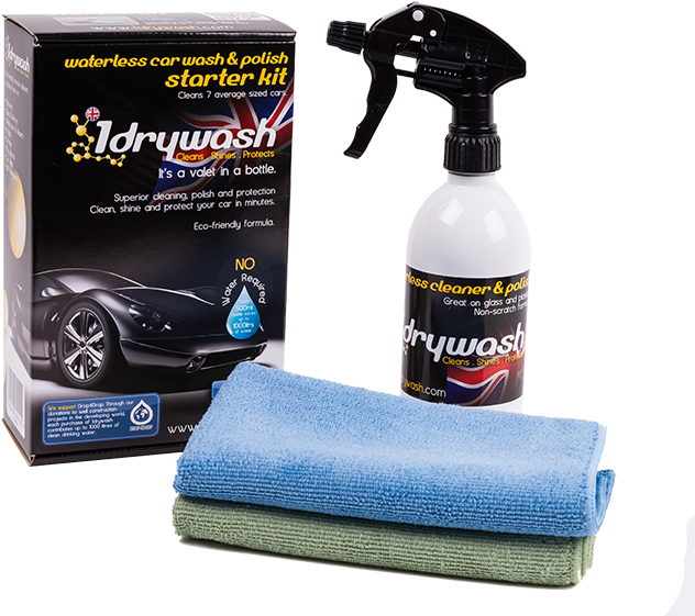 Waterless Car Wash Kit Product Display