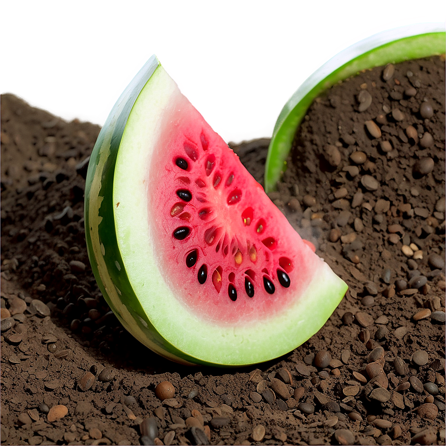 Watermelon Seeds In Soil Png 83