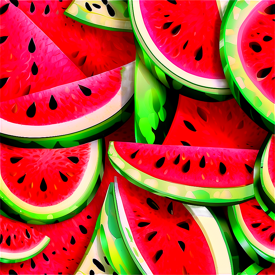 Watermelon Slice Vector Png 58