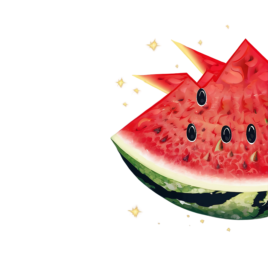 Watermelon Slice With Bite Png Pmt16