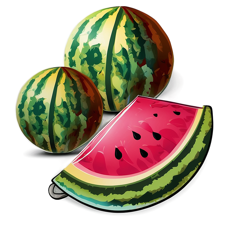 Watermelon Summer Vibes Png 06252024