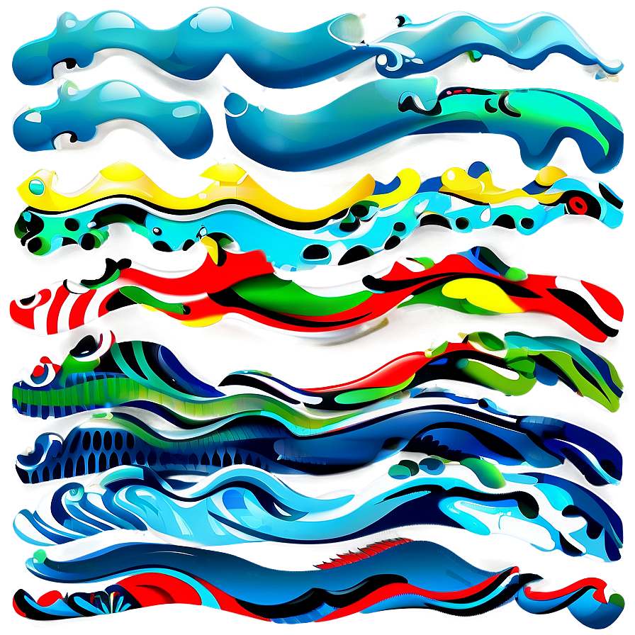 Wave Pattern Clipart Png 06272024