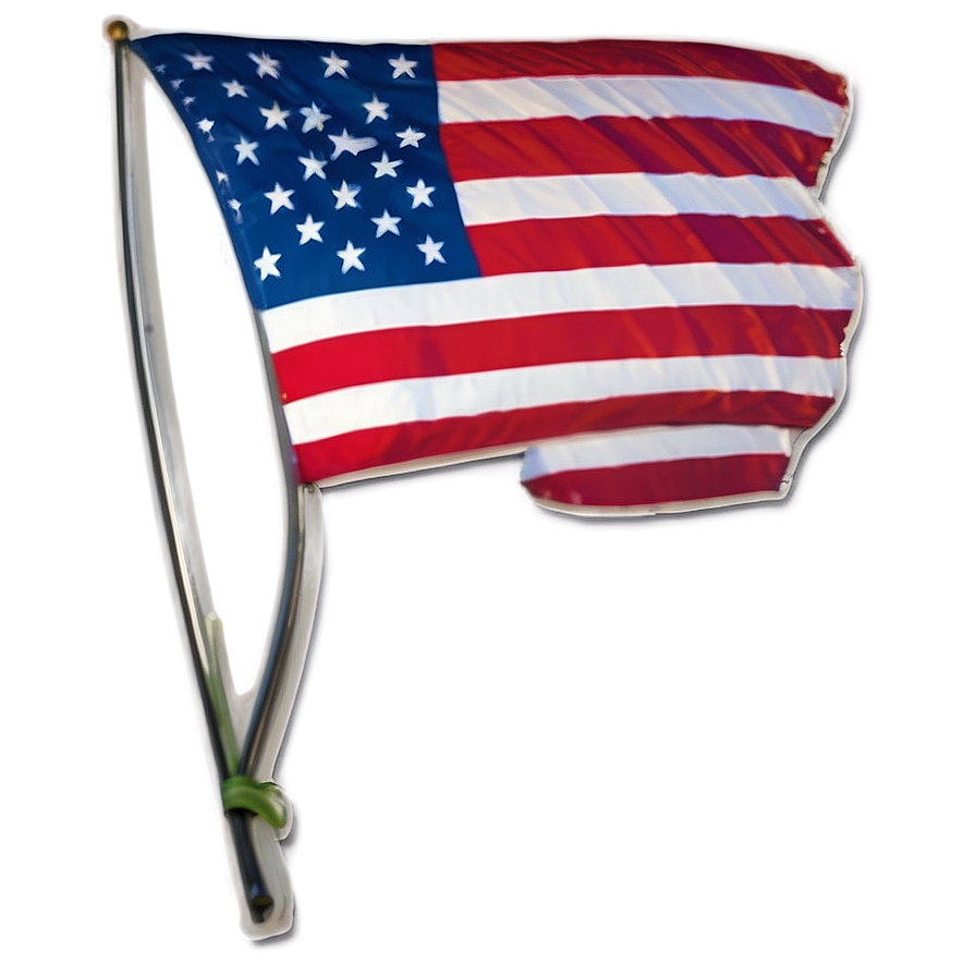 Waving American Flag Transparent Background Kyk