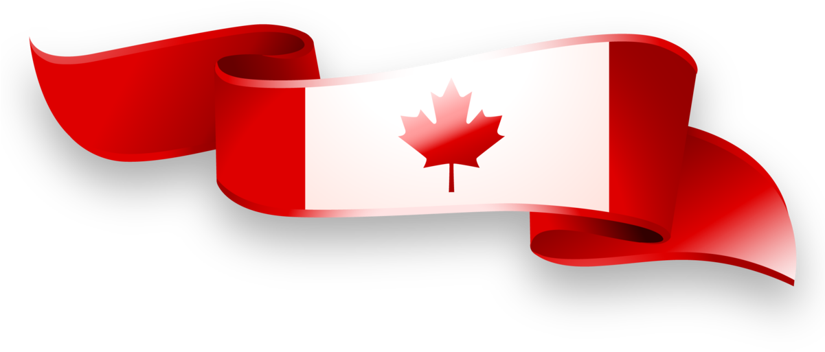 Waving Canadian Flag Graphic