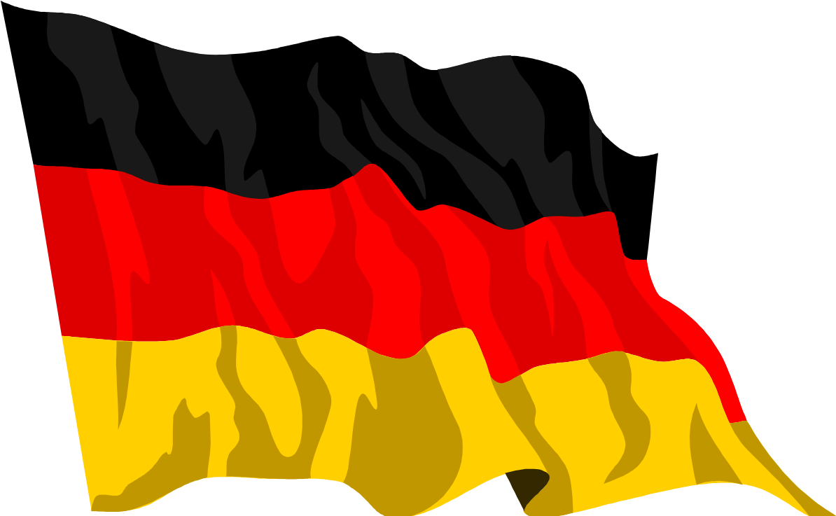 Waving Germany Flag Graphic