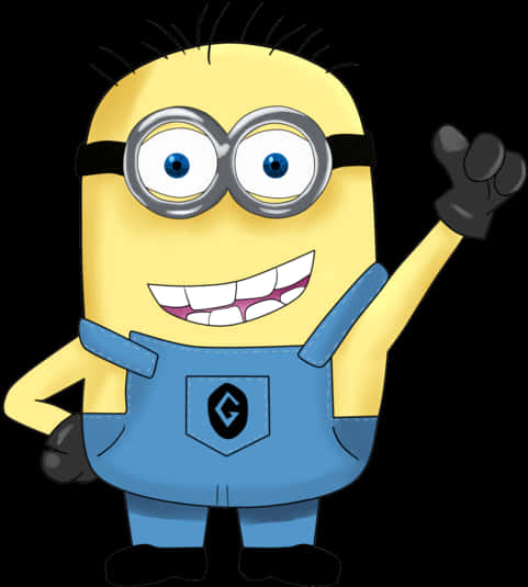 Waving Minion Character