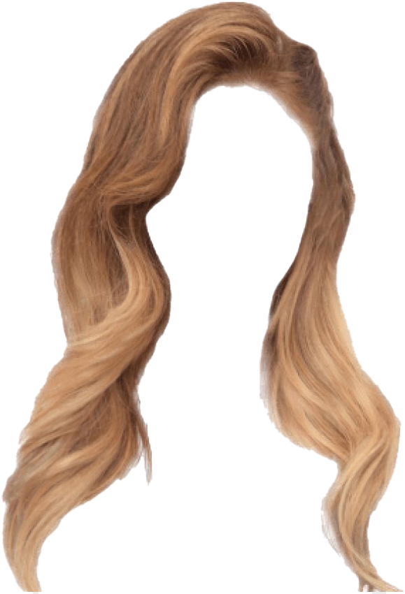 Wavy Blonde Hair Lock.png