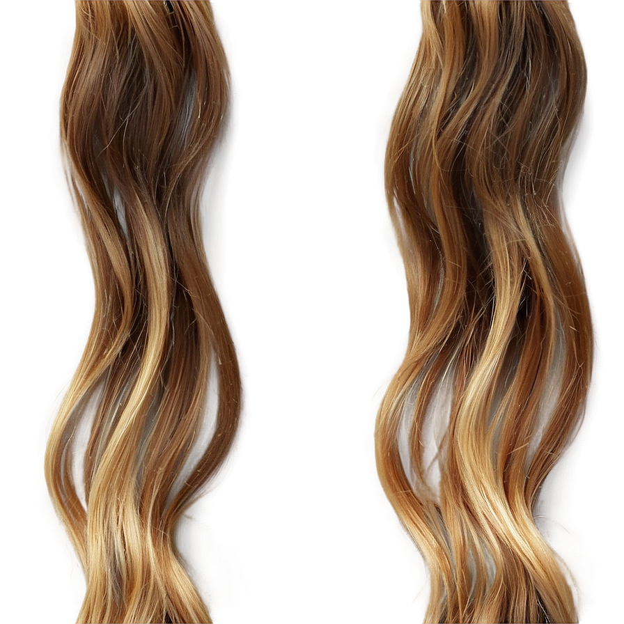 Wavy Hair Ombre Effect Png 11